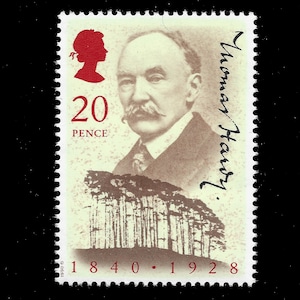 GB 1990 Thomas Hardy, autor, emisión de sello único en perfecto estado. Ideal para coleccionistas de sellos británicos.
