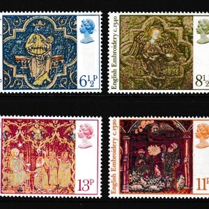 GB 1976 Christmas set of four mint stamps issued by Royal Mail.  Ideal for collector of British stamps.
