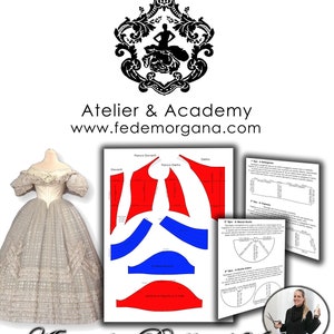 Pattern Cartamodello Abito da Ballo 1860 PDF
