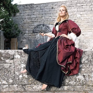 elizabeth swann red dress costume Elizabeth Swann Pirates of the Caribbean Inspired Dress