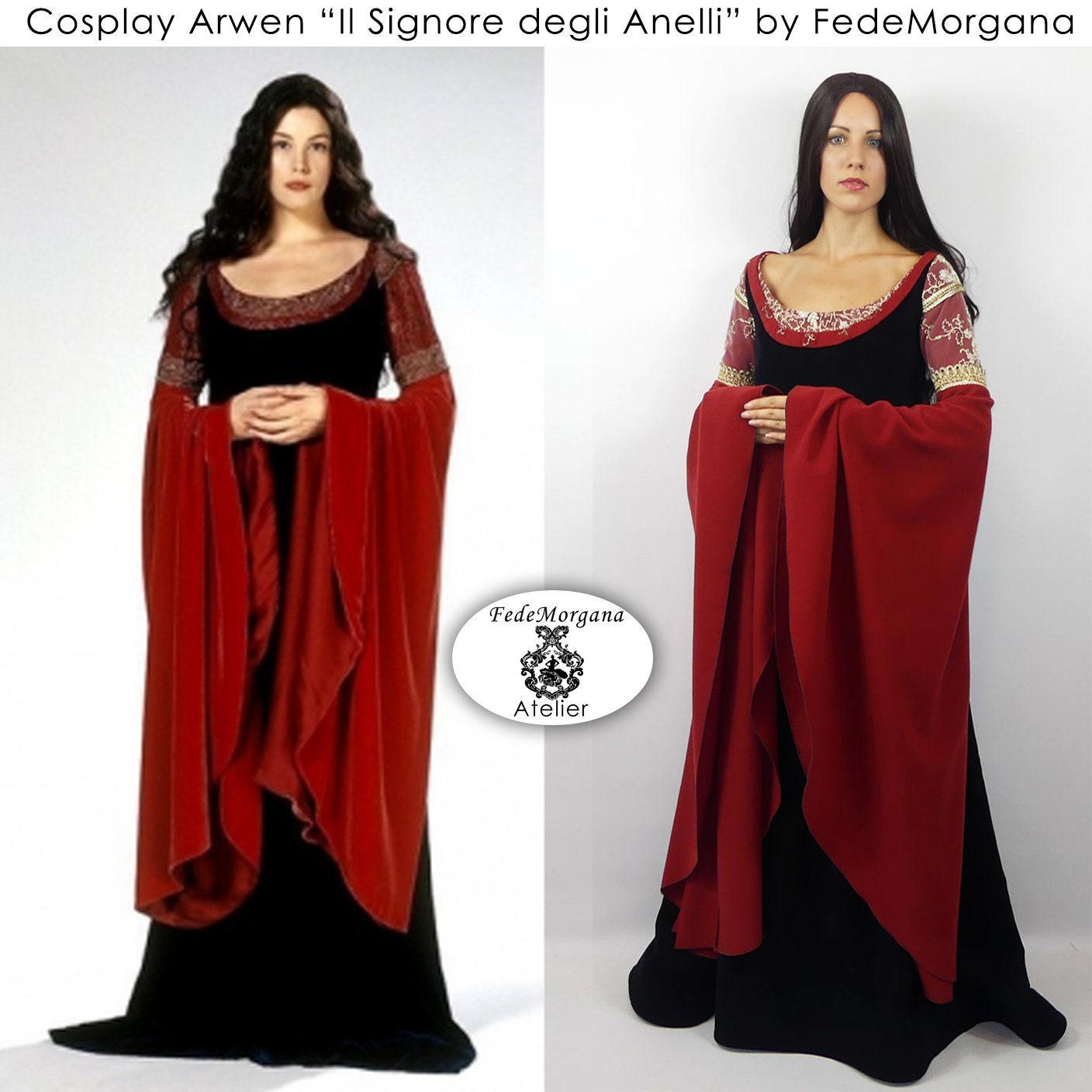 Arwen blood cheap red dress