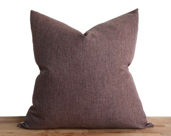 plum throw pillow