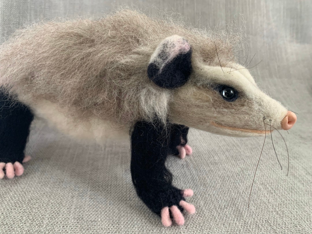 Needle Felted Possum junior Sized MADE TO ORDER Etsy