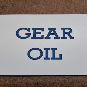 1.5"x3" custom engraved personalized plastic sign tag. 1.5x3.
