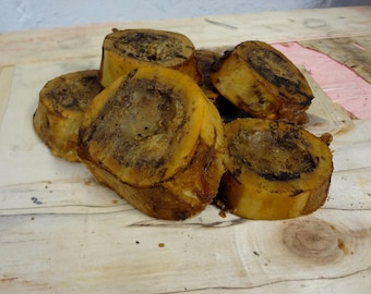 6 Pack of SMALL Smoked Beef Bones for Small Dogs All Natural Pet Treats