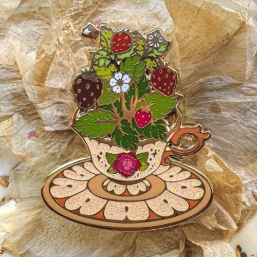 SPOOKY TEA POT Mini Enamel Pins. Hard Enamel Pin. Witchy Pin. Etsy