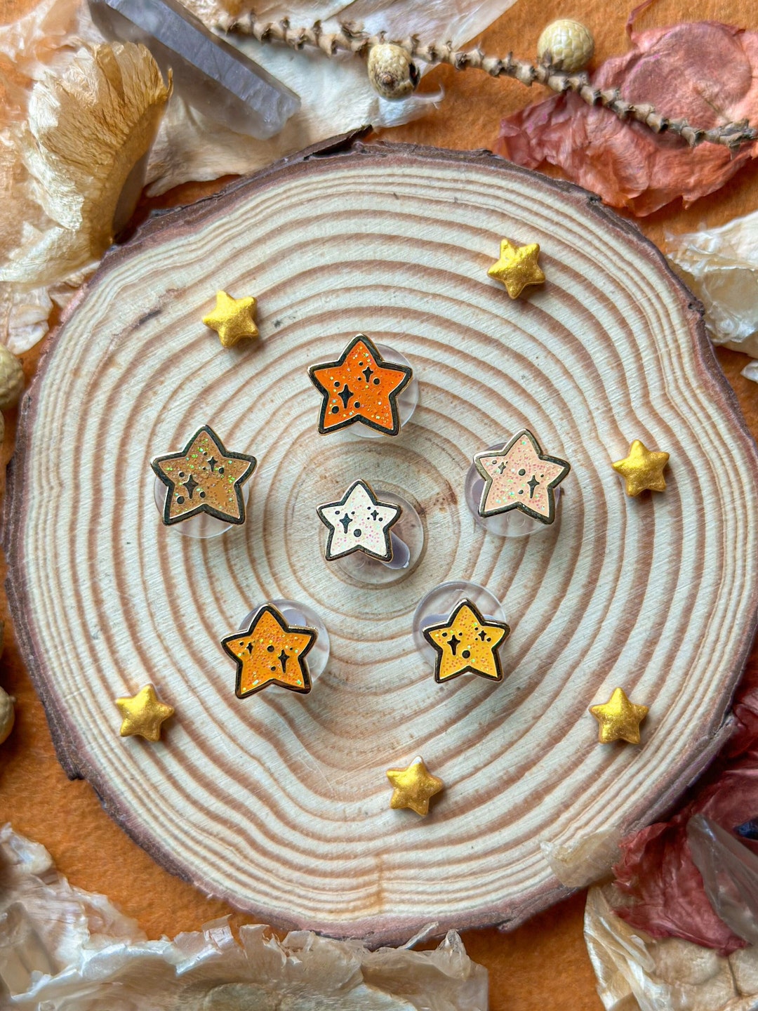 STARS MINI PINS. Hard Enamel Pin. Witchy Pin. Sun Moon Star Pin ...