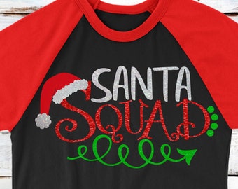 Download Free Santa Squad Svg Etsy PSD Mockup Template