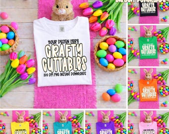 Easter Shirt Bundle | 10 Easter T-Shirt Designs | Spring Graphic Tees | Digital Download T-Shirt Mockup, Flat Lay Mockup