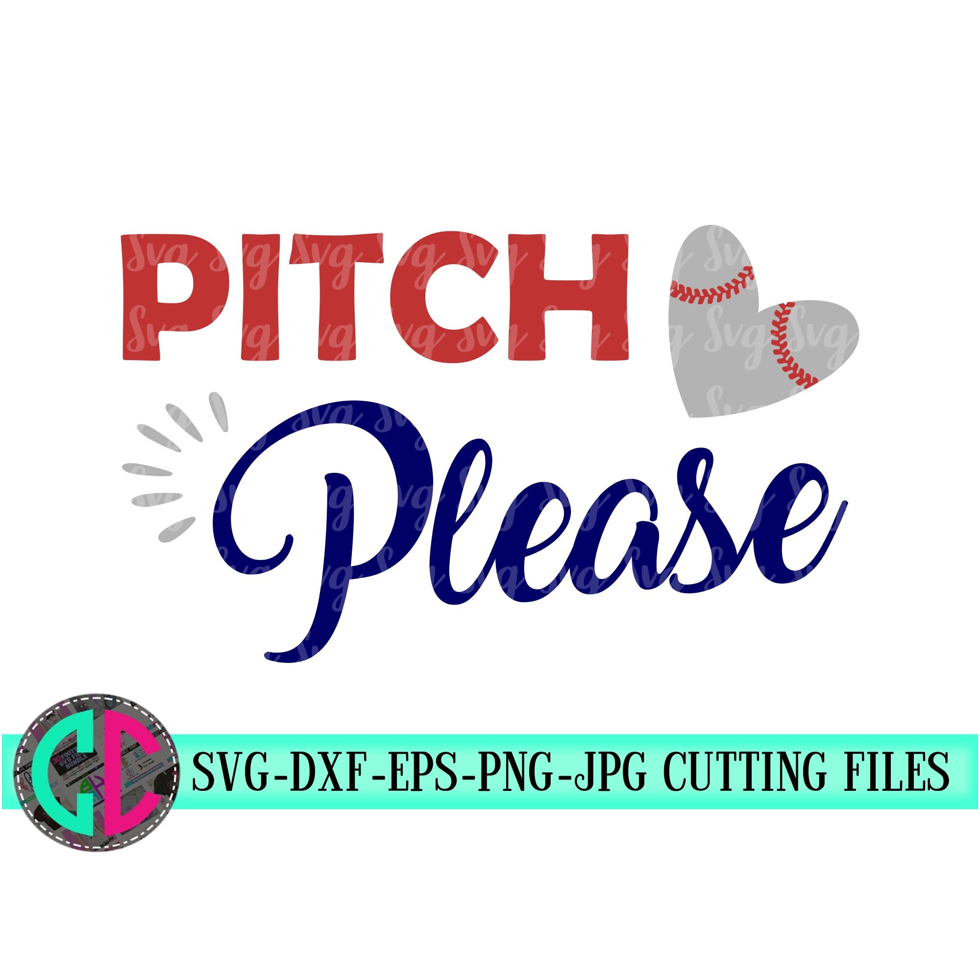 Pitch Please Svg Pitch Svg Baseball Svg Softball Svg Girls Softball Svg Silhouette Cameo Tshirt Cameo Svg For Cricut Pitching Svg Ball