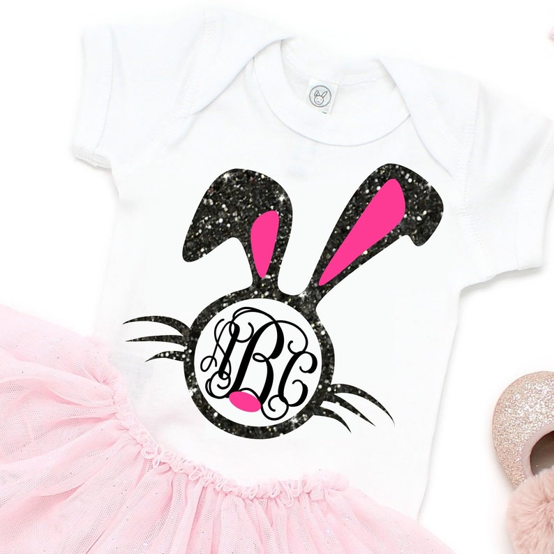 Free Free Easter Bunny Monogram Svg SVG PNG EPS DXF File