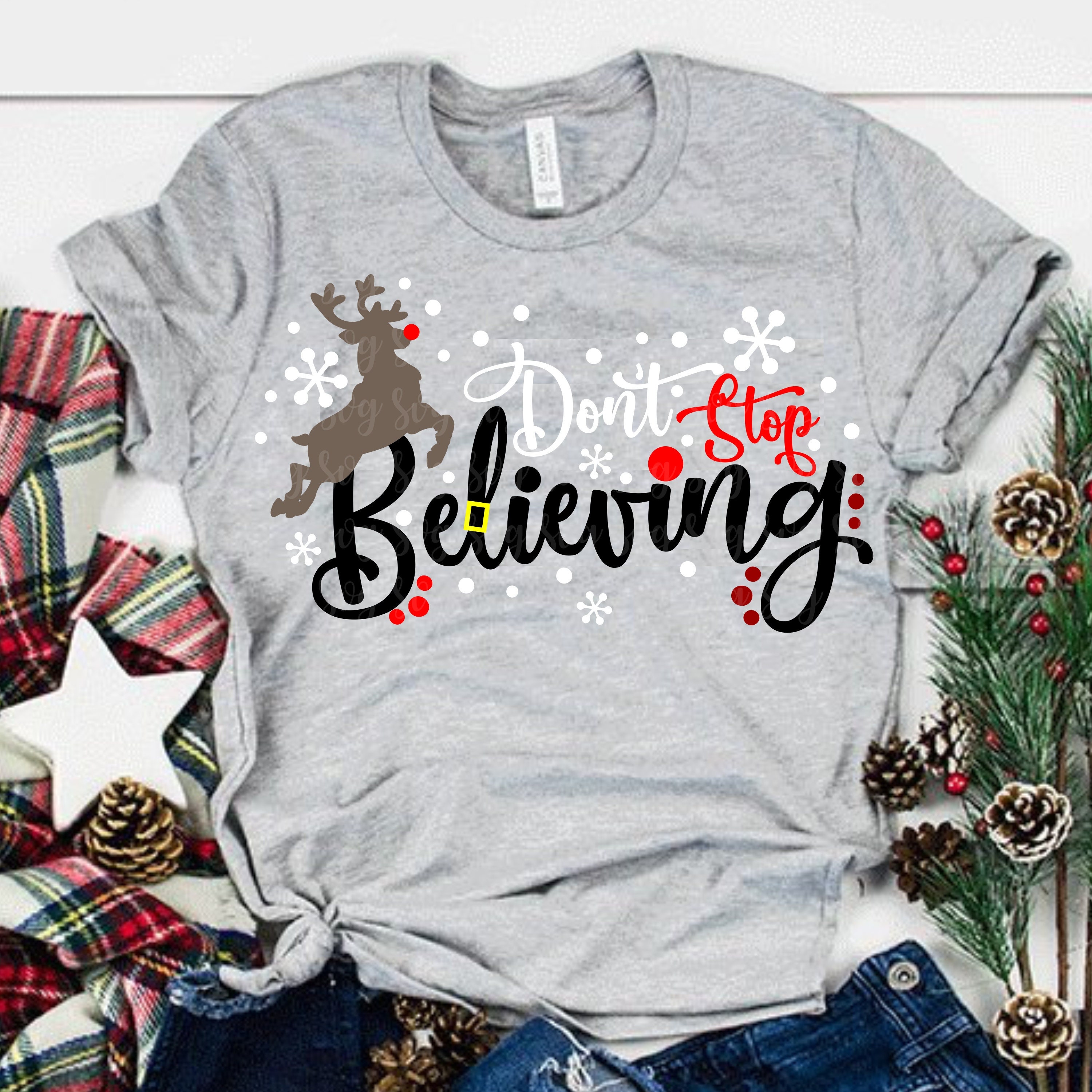 Download don't stop believing svg,Believing svg,Santa svg,Christmas svgs,Holiday svg,Christmas Shirts ...