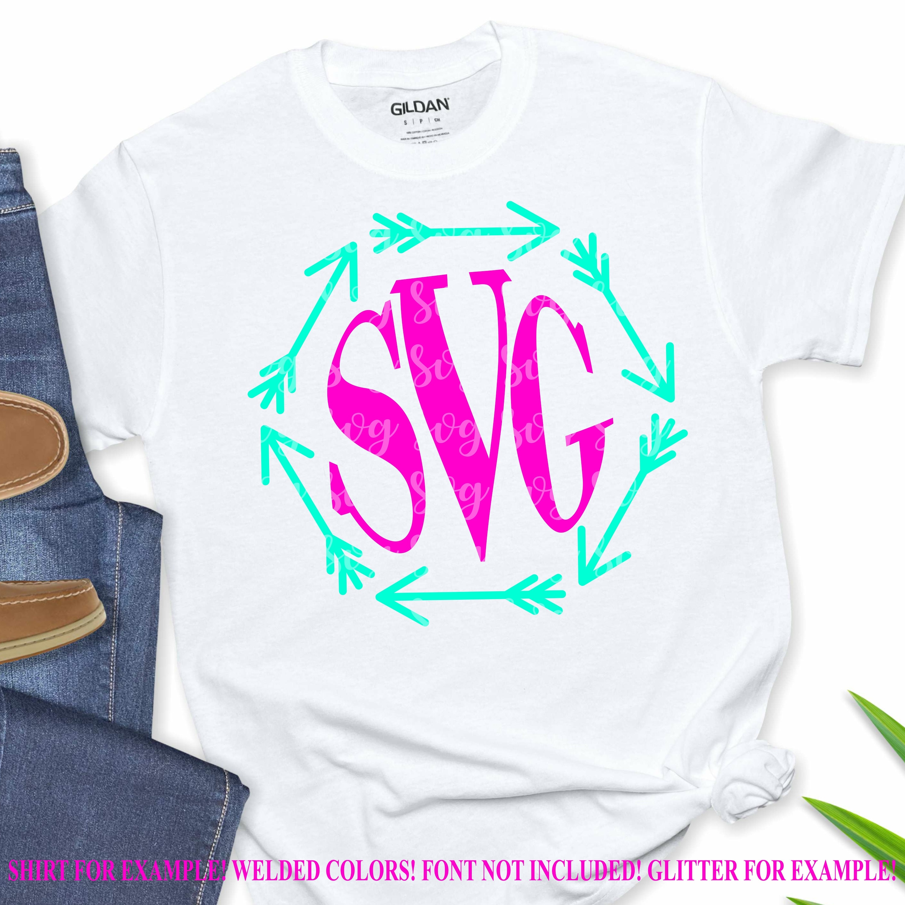 Download Arrow Monogram Svg Tshirt Svg Arrow Svg Circle Monogram Arrow Monogram Frame Monogram Svg Designs Monogram Cut File Cricut Svg