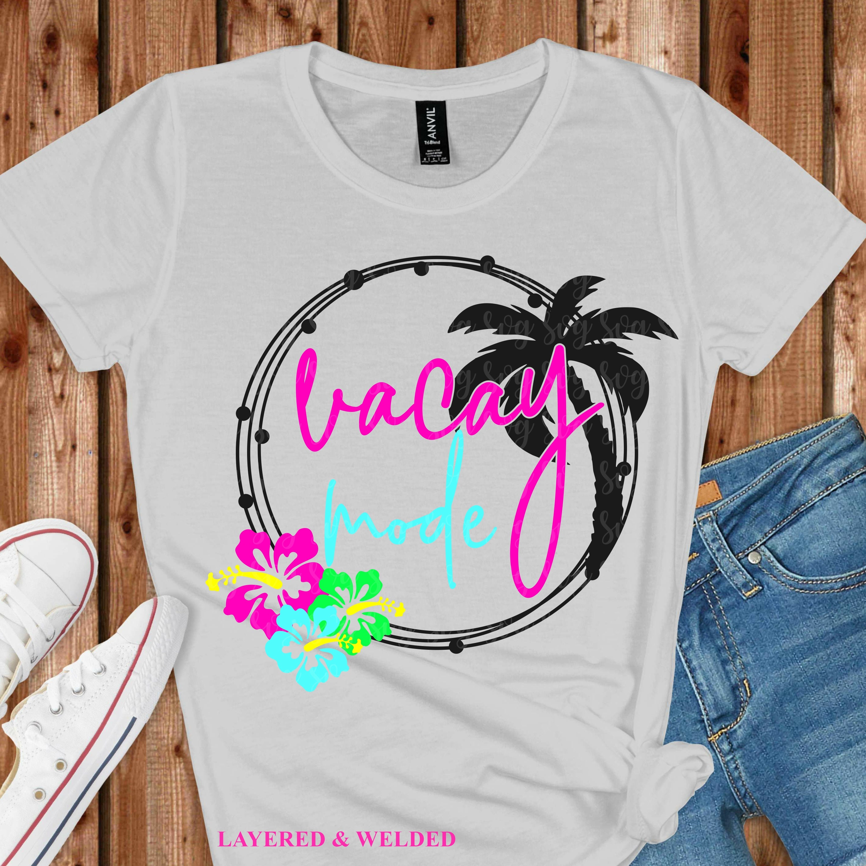 Download Vacay Mode Svg Palm Tree Svg Summer Svg Summer Quotes Svg Hibiscus Svg Tshirt Svg Summer Svg Designs Summer Cut File Cricut Svg