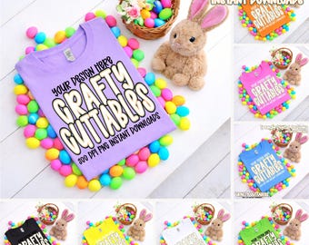 Easter Shirt Bundle | 10 Easter T-Shirt Designs | Spring Graphic Tees | Digital Download T-Shirt Mockup, Flat Lay Mockup