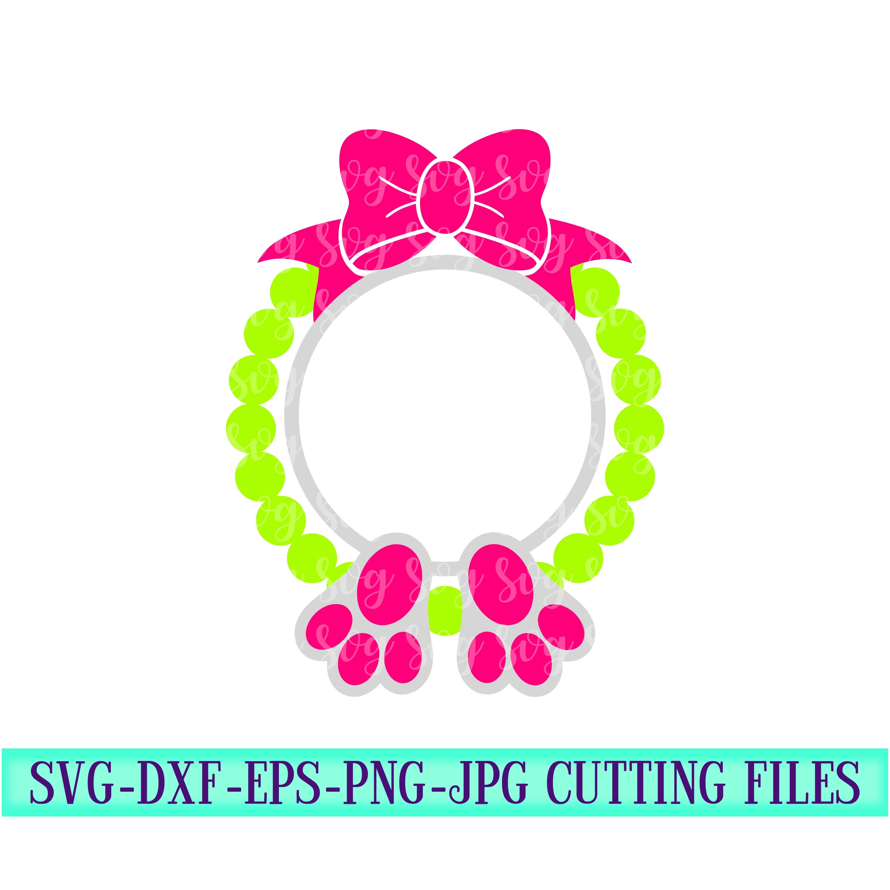 Download Easter Svg Bunny Feet Monogram Svg Pearl Svg Bow Svg Monogram Svg Easter Bunny Ear Svg Easter Svg Designs Easter Cut File Cricut Svg