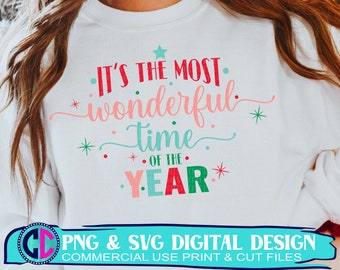 Its the most wonderful time of year svg, Christmas svg, Merry Christmas svg, Christmas svg design, Merry svg, Christmas cut file, cricut svg