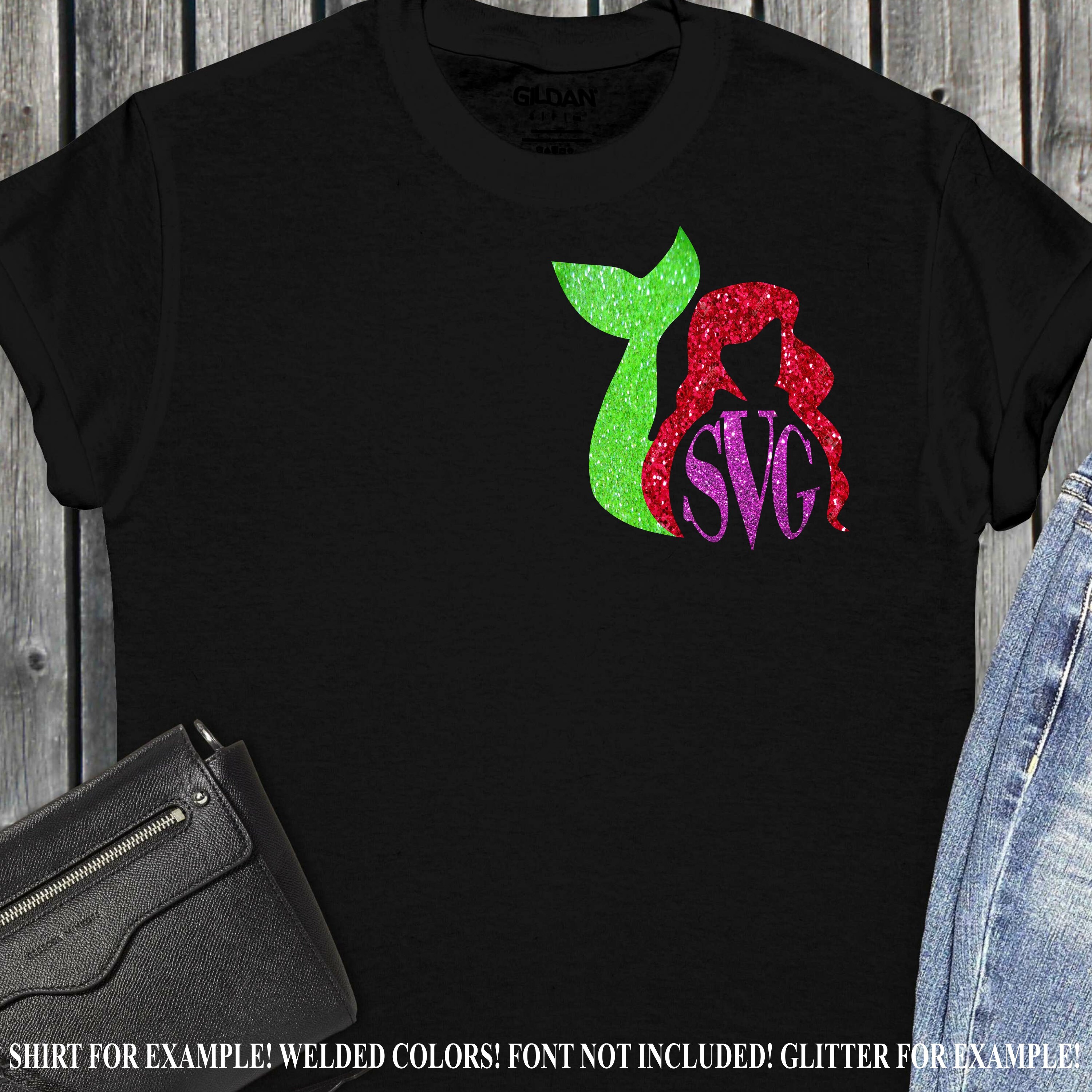 Download Mermaid Monogram Cricut Svg