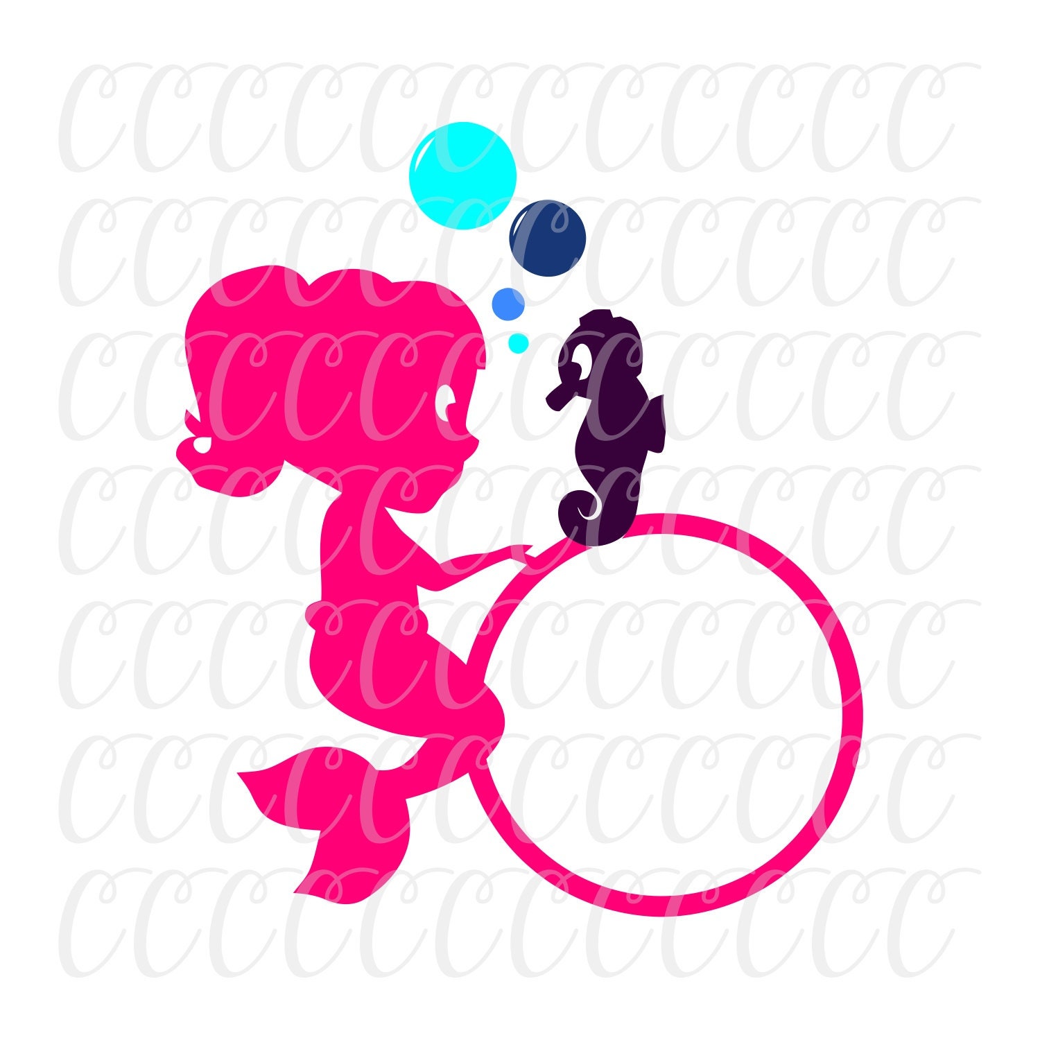 Free Free 305 Little Mermaid Monogram Svg SVG PNG EPS DXF File