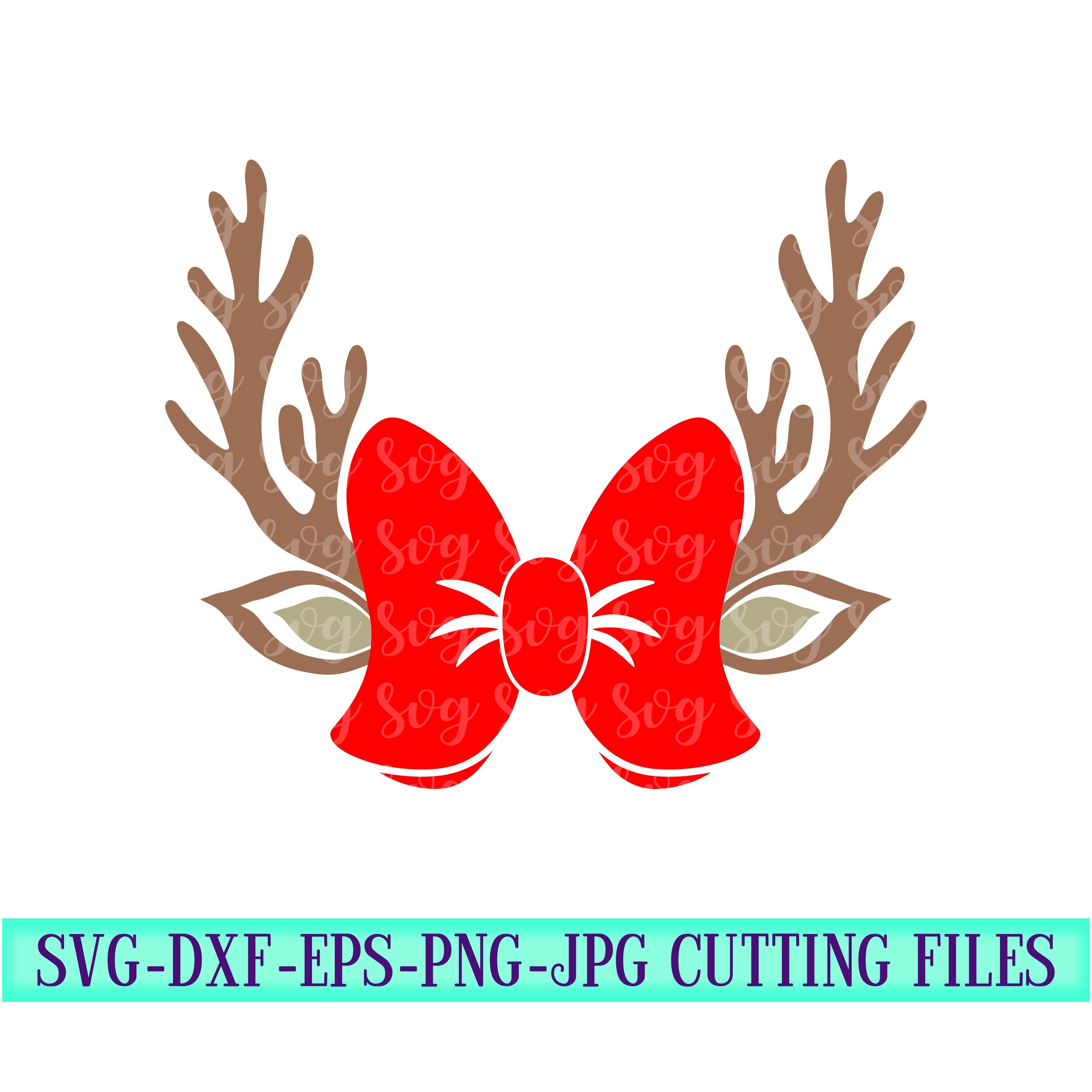 Download Christmas Monogram Svg Antler Svg Christmas Antler Svg Antler Monogram Svg Christmas Svg Design Christmas Cut Files Cricut Svg