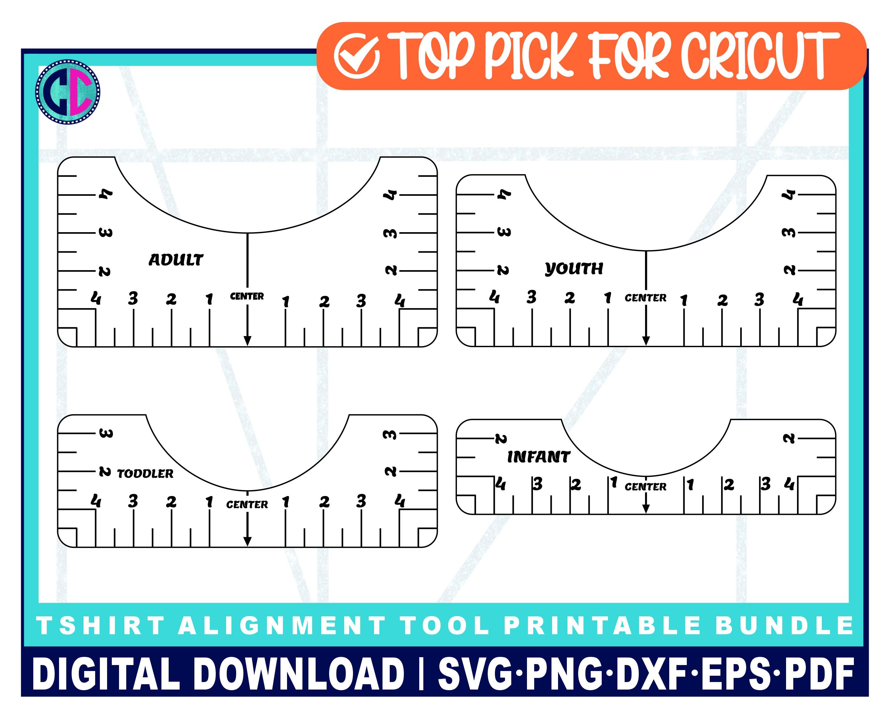 Tshirt Alignment Tool Svg -  UK