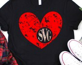 Grunge Heart Monogram svg,Valentine Monogram svg,Valentine Heart svg,Valentine Svg Designs,Valentine Cut File,cricut svg