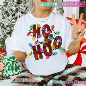 Christmas gift, Christmas gift idea, Faux Sequin Santa png, Ho Ho png, Merry Christmas png, Trendy Xmas sublimation, Retro Christmas