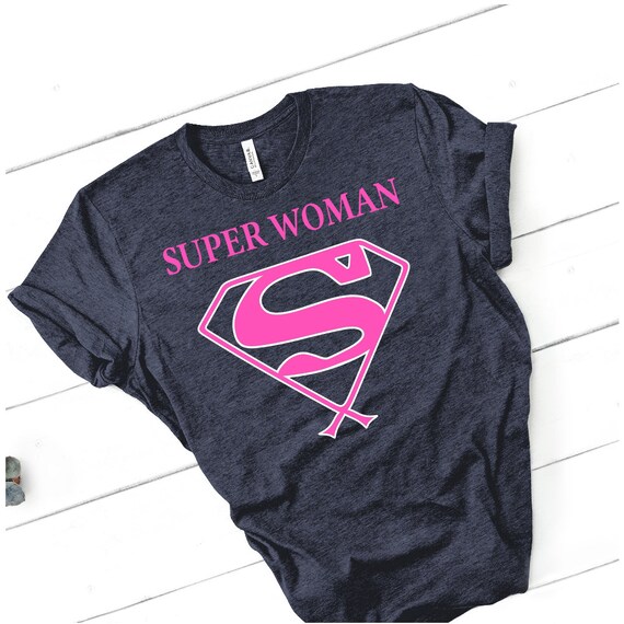 superwoman breast cancer shirt