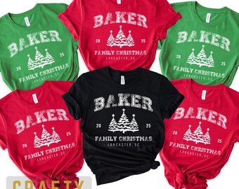 Personalized Family Christmas Design • Last Name Holiday PNG (Digital Download)