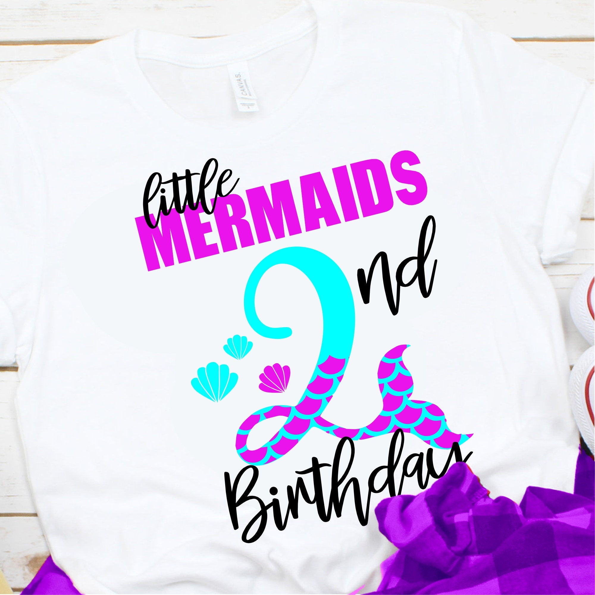 Download My 2nd Birthday Mermaid Svg Eps Png Clipart Cut File Mermaid Birthday Svg Mermaid Girl Svg Svg For Cricut Mermaid Vibes Birthday Svg