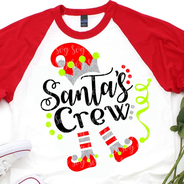 Santa's Crew svg,Elf svg,Santa crew svg,Christmas, Christmas svg,Christmas svg designs, Christmas cut file, svg for cricut,svg for mobile