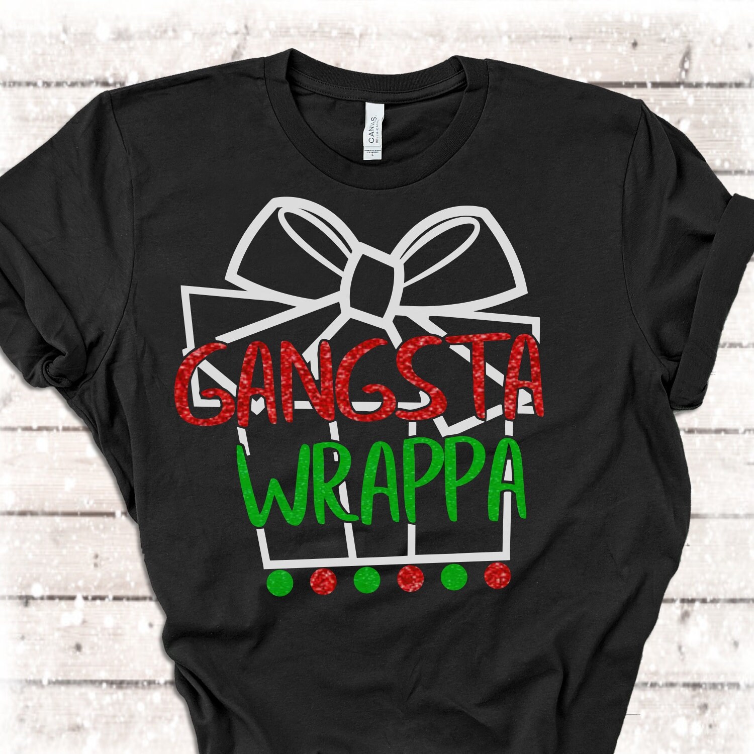 Download Gangsta Wrappa svg,Christmas Tshirt,Christmas Gangsta ...
