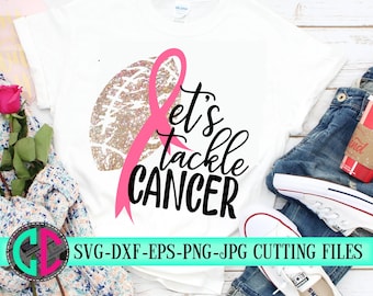 breast cancer svg,Lets Tackle Cancer svg,Breast Cancer svg,Cancer Survivor svg,Pink svg,silhouette,tshirt,cameo,svg for cricut