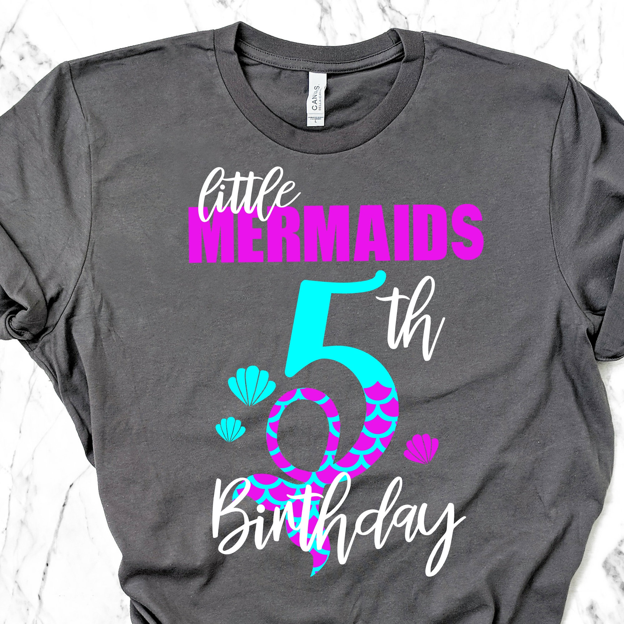 Download My 5th Birthday Mermaid Svg, Eps, Png,Clipart, Cut File ...