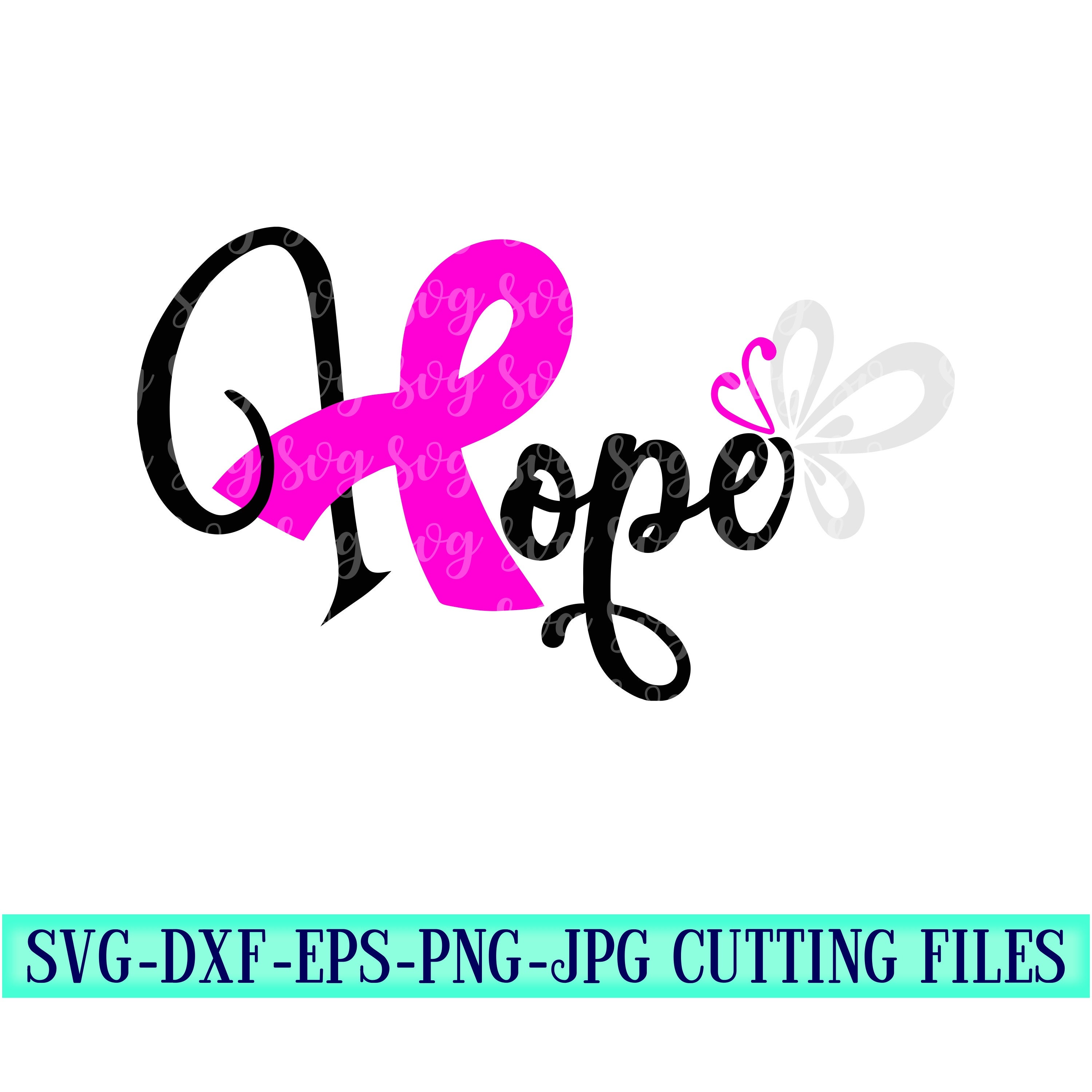 Download Breast Cancer Svg Cancer Hope Butterfly Ribbon Svg Awareness Svg Design Cancer Cut File Cancer Svg Design Svg Cut File Cricut Svg