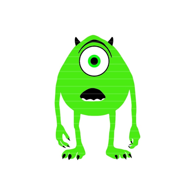 Monsters Inc Mike svgMonsters Inc svgMike Wazowski svg Etsy