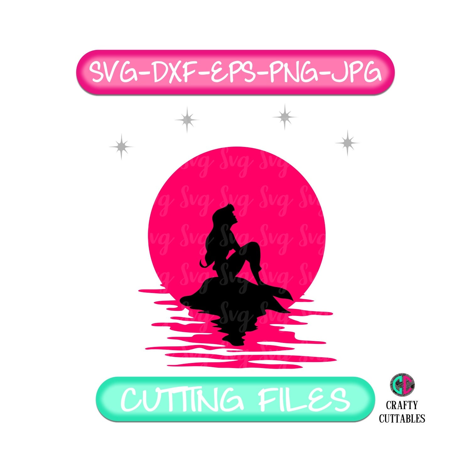 Free Free 140 Ariel Little Mermaid Svg SVG PNG EPS DXF File