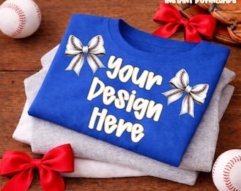 Baseball Game Day Mockup, Hand Held Shirt, Flatlay Style, 300 DPI PNG, Realistic Apparel Display