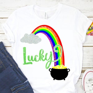 St Patricks Day svg, Lucky svg,Rainbow svg,Pot Of Gold svg,Lucky Rainbow svg,St Patricks Day Svg Design,St Patricks Day Cut File, cricut svg