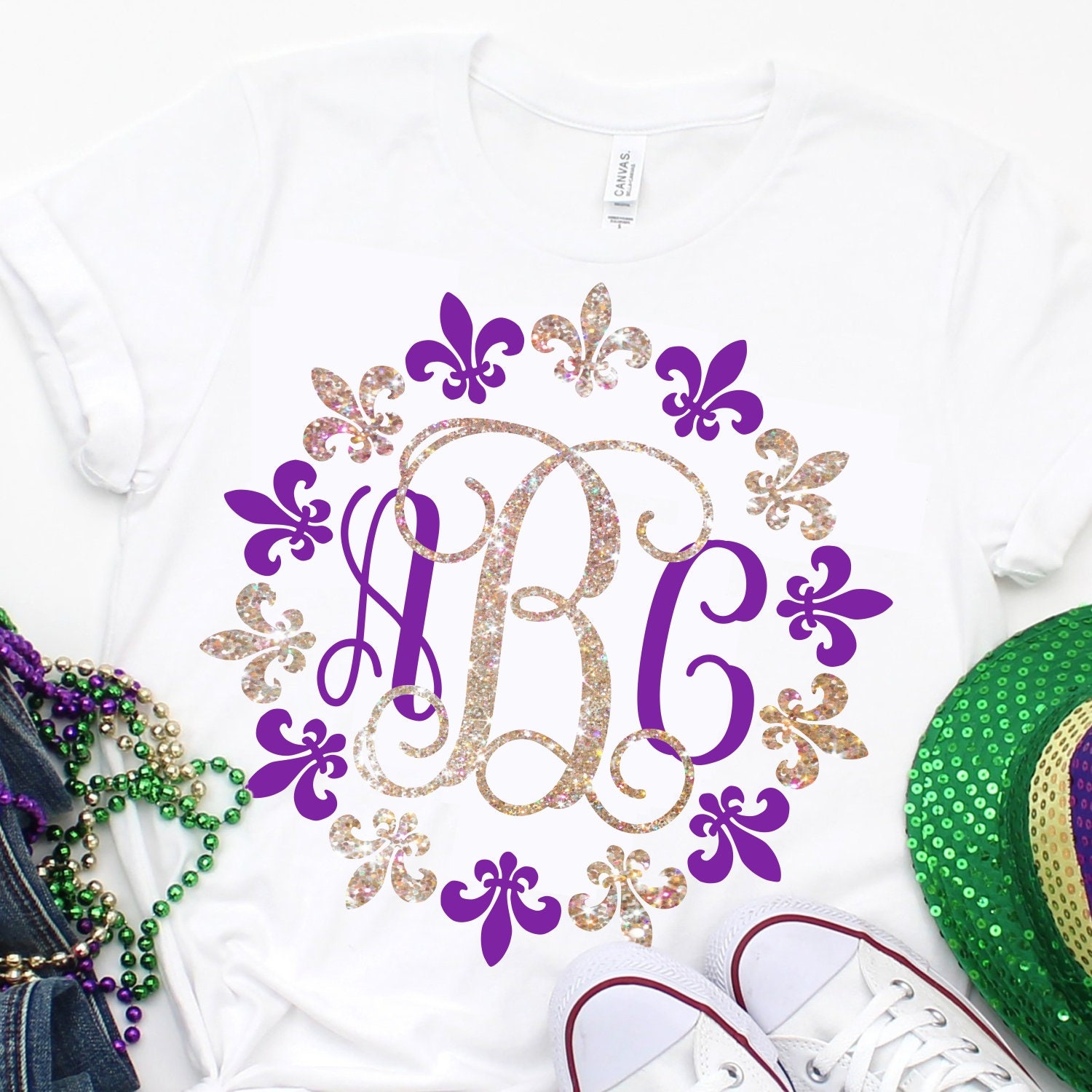 Download Monogram Fleur de Lis Svg,Mardi Gras Monogram,Mardi Gras ...