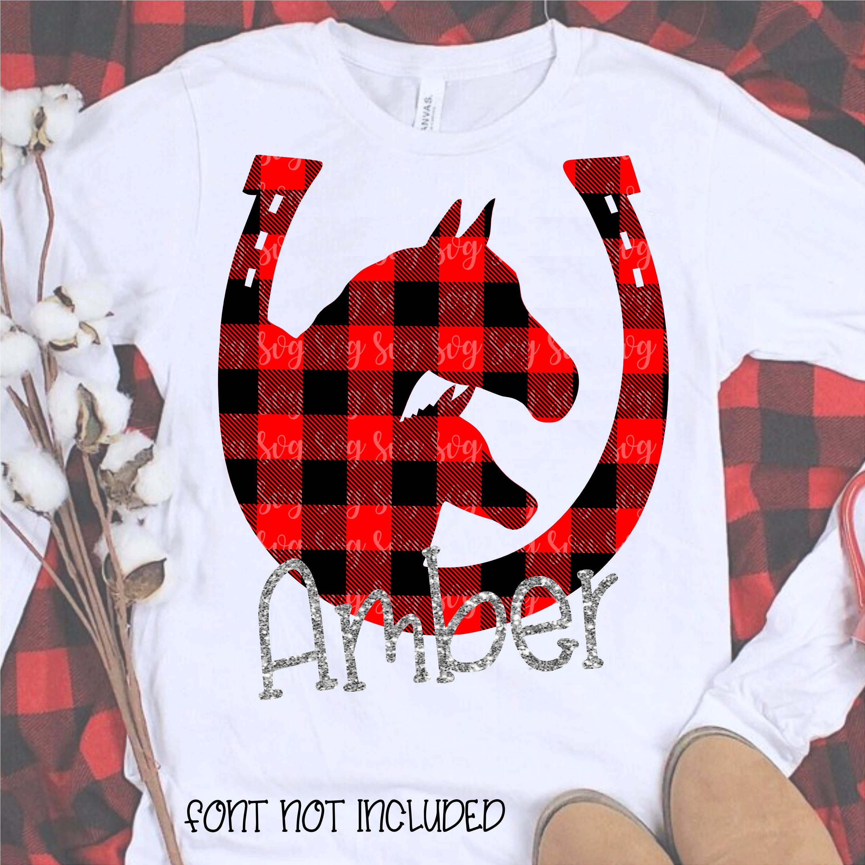 Download Buffalo Plaid Horseshoe Svg Horse Svg Svg Horse Monogram Horseshoe Horseshoe Decal Monogram Svg File Svg For Cricut Silhouette Designs