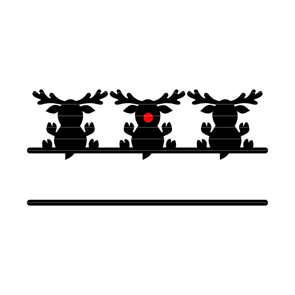Download Rudolph Monogram Svg Christmas Monogram Christmas Svgs Holiday Svg Reindeer Svg Deer Svg Svg Deer Cricut Designs Silhouette Designs