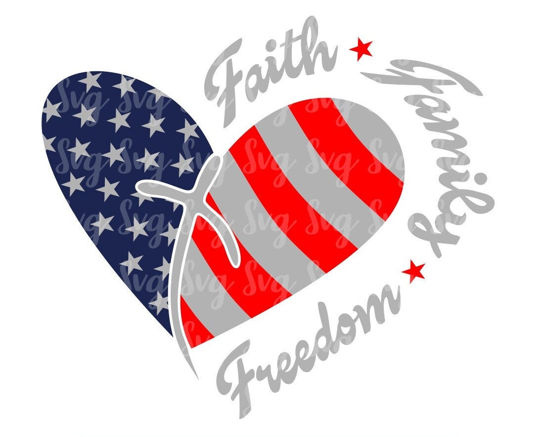 Download Faith Family Freedom svg,cross svg,American flag svg,flag ...