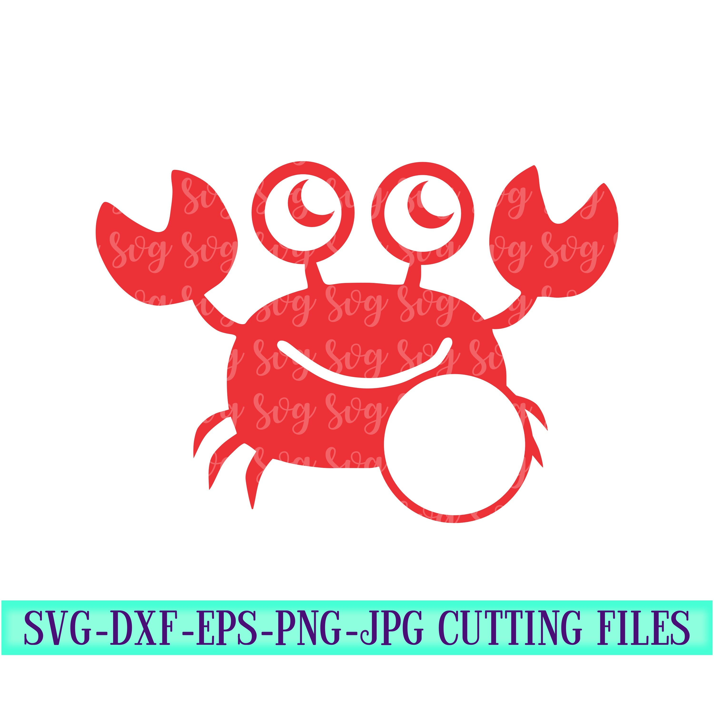 Download crab monogram svg,beach monogram svg,crab monogram,crab ...