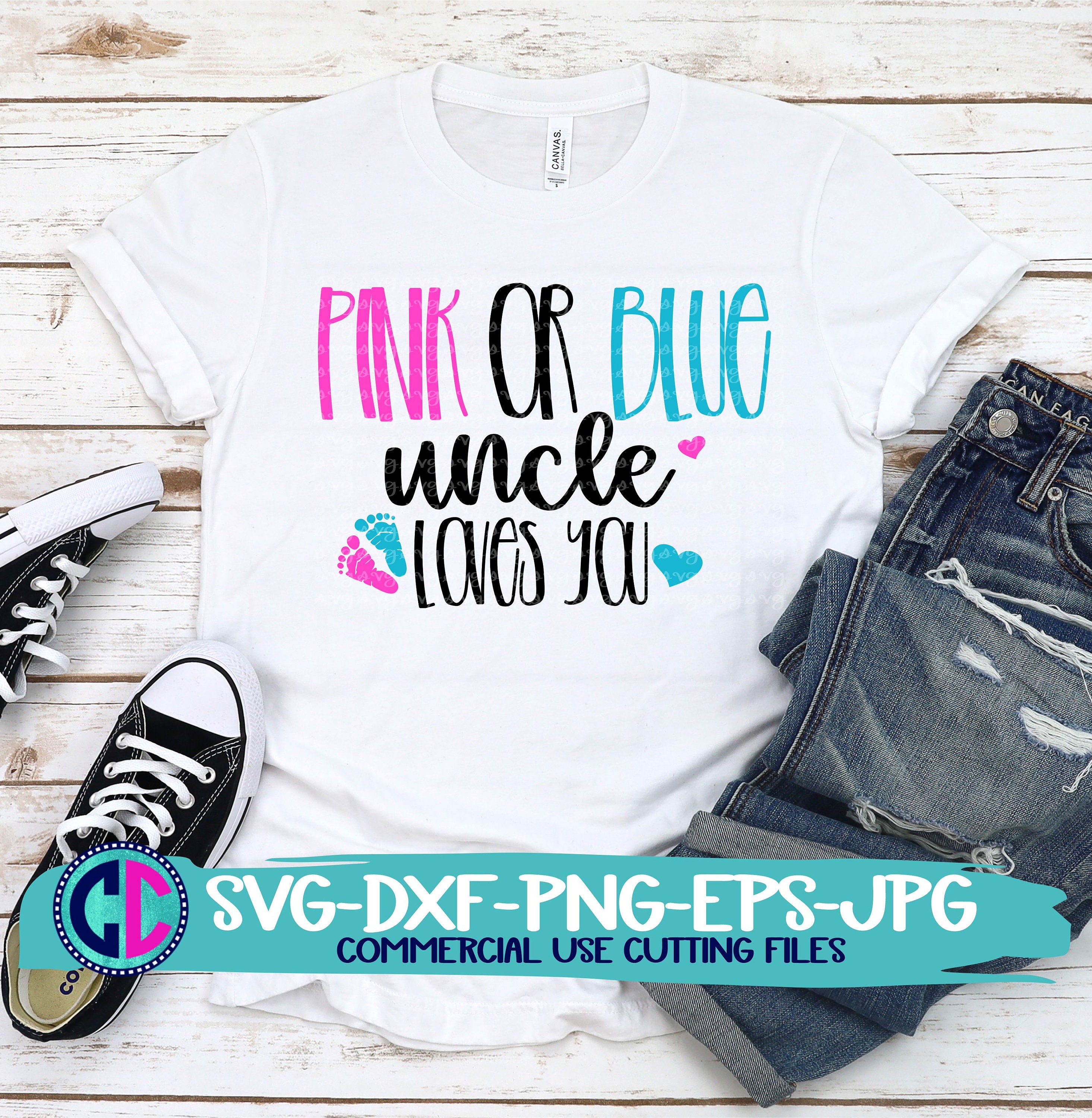 Gender Reveal Svg Pink Or Blue Uncle Loves You Svg Baby Gender Reveal Svg Pink Or Blue Svg Baby Reveal Svg Gender Reveal Svg Design