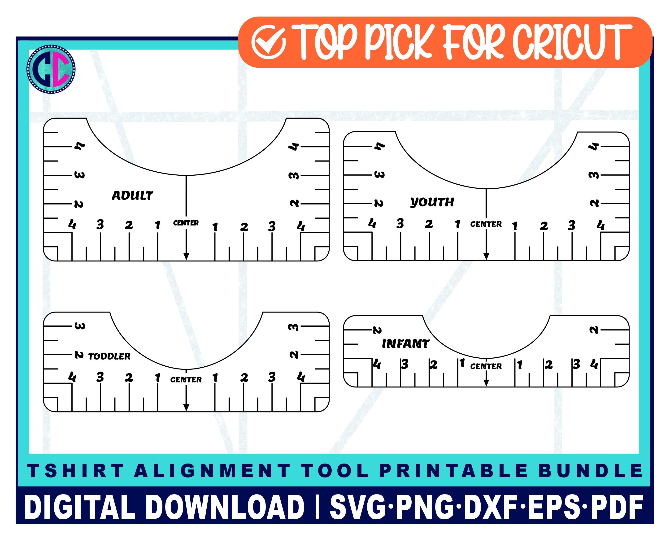 Tshirt Ruler SVG Bundle, T-shirt Alignment Tool DXF, Shirt Placement G By  Dynamic Dimensions, TheHungryJPEG