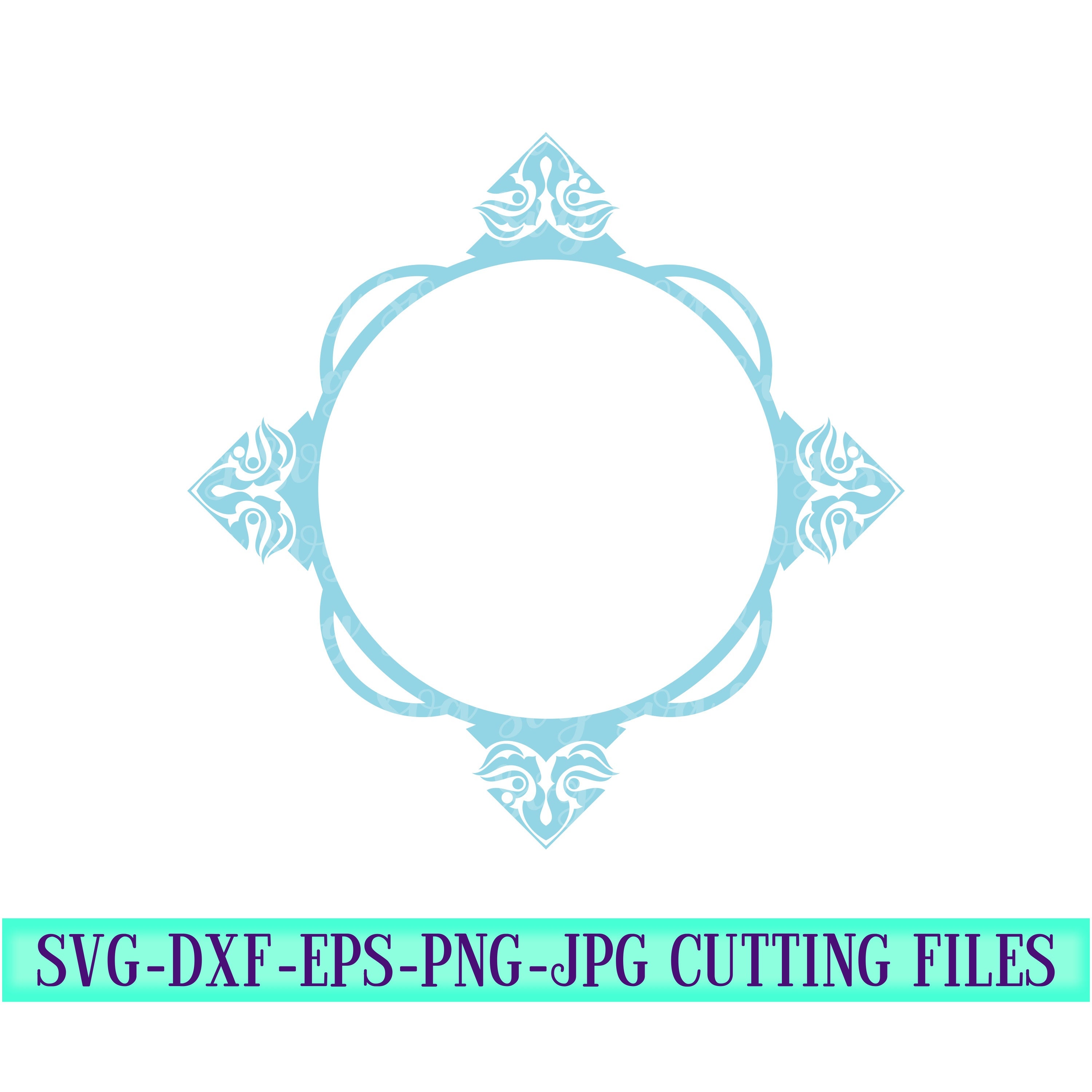Download Monogram Frame Svg Monogram Svg Monogram Dxf Circle Font Circle Monogram Circle Frame Svg Cut Files Cricut Svg Svg For Mobile Mobile Svg