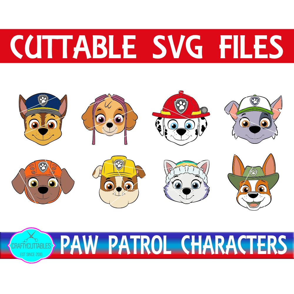 paw patrol character names