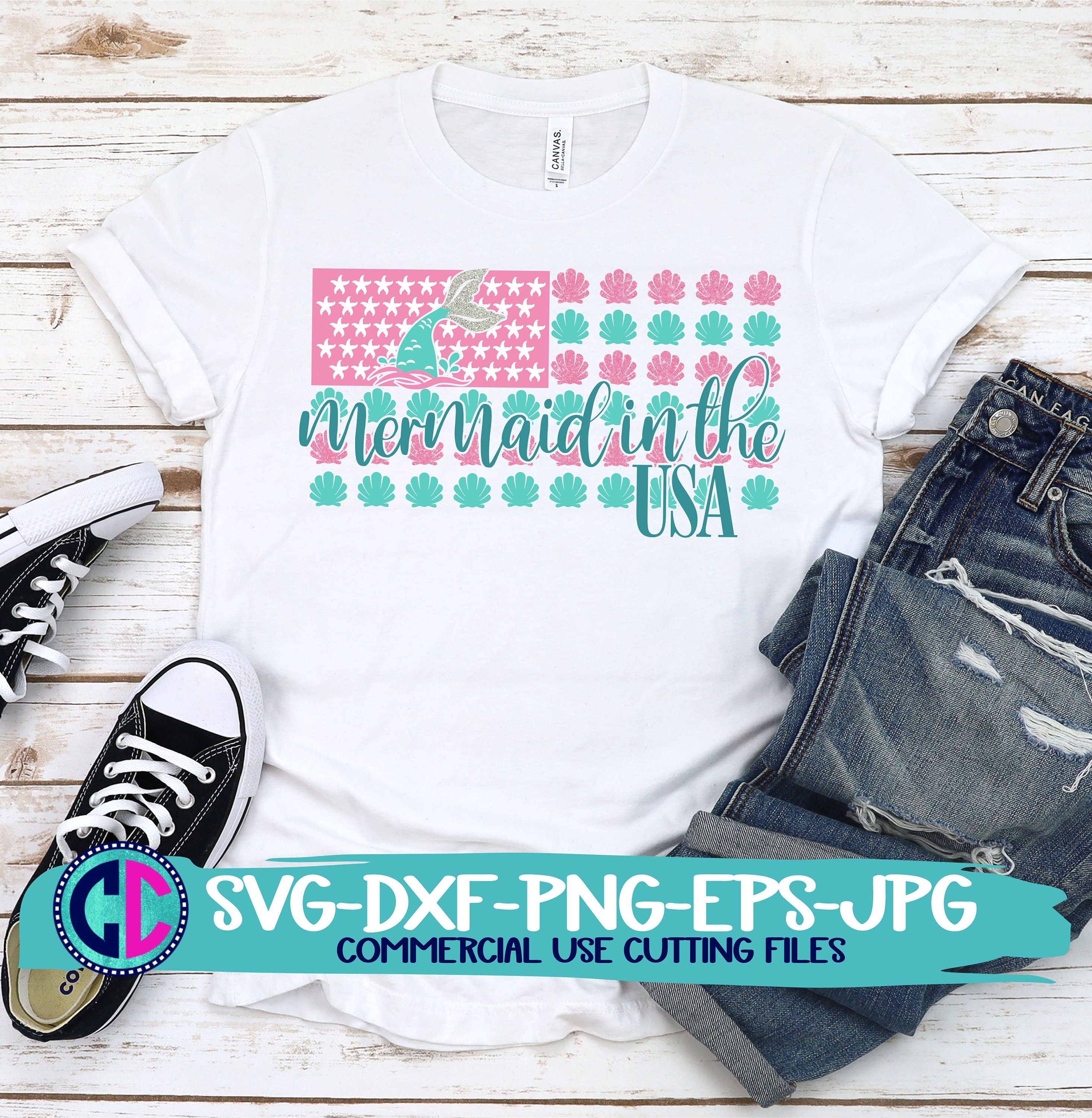 Free Free 231 Mermaid In The Usa Svg SVG PNG EPS DXF File
