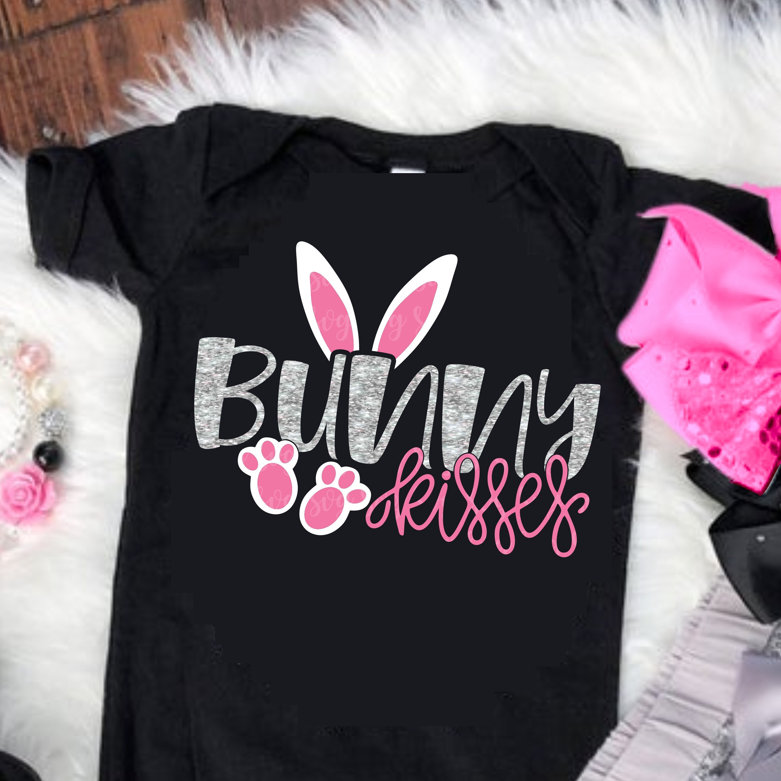 Download Easter svg, bunny kisses svg, eps,png,cutting file for ...